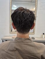 ルッソカナン(Lusso canaan)&nbsp;メンズパーマ/スパイラルパーマ/刈り上げショート/30代40代50代