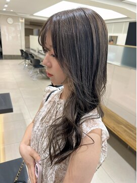 ピークアブー ワン(PEEK-A-BOO ONE) ダブルカラー透明感カラーオリーブグレージュ