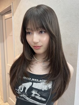 ラルム 新宿(LARME SHINJUKU) ☆ロングレイヤー×盛れる韓国ヘア☆ヘーゼルベージュ
