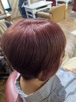 ルネッサンスヘアー ラファエロ(RAFFAELLO)&nbsp;エドルクオンカラー　ピンク　明るい白髪染め　秋 color 秋色