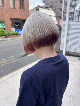 ラック 津田沼(LUCK) 裾カラー/ケアブリーチダブルカラーインナーカラー