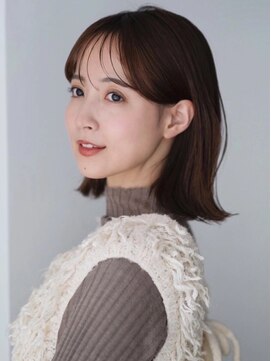 ガーデンヨコハマエスト(GARDEN YOKOHAMA est) ボブルフ　ネビージュ　小顔　レイヤー　シースルー　ワンレン