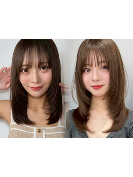 柔らかでナチュラルな質感の縮毛矯正。ショート/ボブでも毛先まで丸みのあるストレートヘアを叶える[仙台]