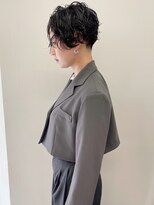 ラウンジ モリオ イケブクロ(Lounge MORIO Ikebukuro)&nbsp;【morio池袋】刈り上げ前下がりパーマ＊