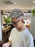 【ハイトーンパーマ!】メンズカット&ブリーチ&パーマ¥15000~