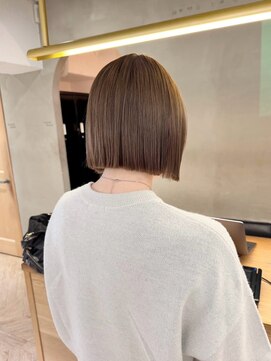 ローレン(LOREN) 透明感髪質改善ベージュダブルカラーミルクティーグレージュ