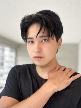 ソレアメンズ(solea men's) 韓国風ショートセンターパート