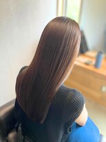 オト(oto)&nbsp;うるツヤ髪質改善カラーストレートロング透明感グレージュ