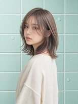 ヘアーサロン 6(hair salon) 無造作レイヤーミディアムボブ×アッシュグレージュUP