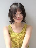 顔まわりレイヤー外ハネボブレイヤーボブ