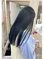 トッカ 天神店(tocca)&nbsp;Blue black×髪質改善カット