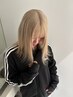 ケアブリーチ(リタッチ込み)＋カラー+処理剤Tr ￥22000