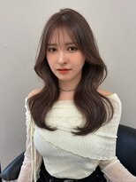 センネ 春日原(Senne)&nbsp;春日原/福岡/レイヤーカット/グレージュ/韓国ヘア