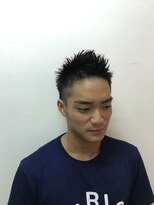パティオンツー(PATIONN2)&nbsp;ツーブロック無造作立ち上げ刈り上げメンズスタイル