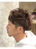 メンズ2ブロックスタイル