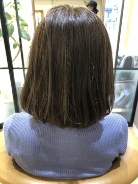 ロンド ブランシュ 錦糸町北口(Lond blanche) オシャレ可愛いカーキグレージュボブ☆担当 副店長 川上功介