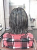 切りっぱなしボブ ハイライト