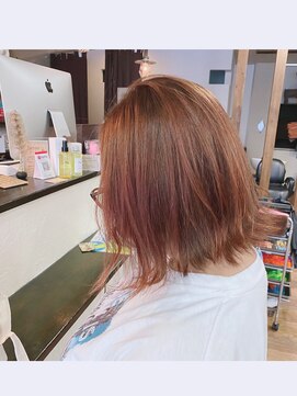 アンフルール(Un Fleur) 明るめピンクブラウンBOB