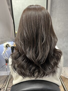 エル ヘアサロン なんば店(eL) eL☆MIKU ラベンダーグレージュ　OggiOtto