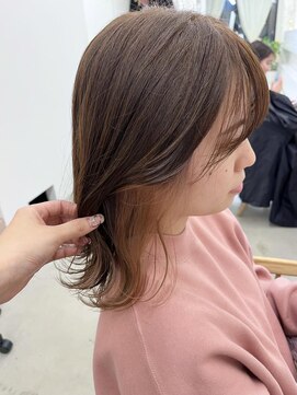 リル(re'll) 《花屋併設》インナーベージュ/［酸性ストレート/ヘアセット］