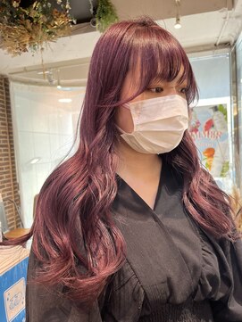 ヘアーアンドメイク ビス(HAIR&MAKE bis) モテモテ愛されピンクラベンダー♪【多田 華歌】