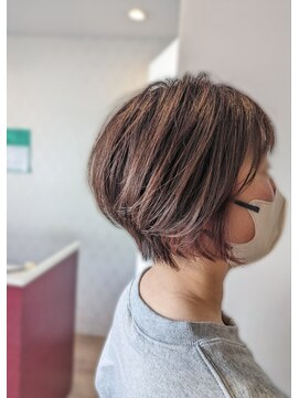 スウィッチグラン(hair salon switch grand) ショート・ボブ×グレージュ