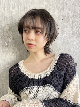 ラノバイヘアー(Lano by HAIR) 20代30代40代50代小顔ミディアム外ハネボブアッシュ