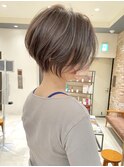 30代/40代/50代/前下がりショートボブ透明感カラー【NAYUMI】★