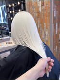 #ホワイトカラー#ホワイトブロンド#ホワイトブリーチ#ブロンド