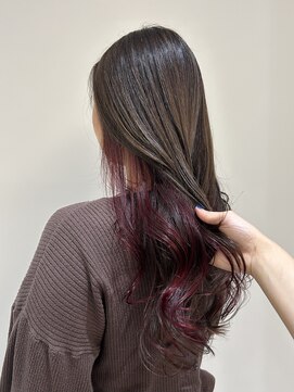 アヤラ オーガニックアンドスパ 東船橋店(AYALA) 【江添茉友】レッドインナー×ゆる巻き