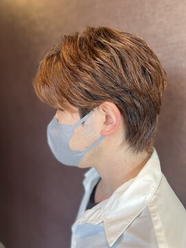 アヤ Aya センターパートニュアンスパーマ