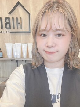 ヒビ(HIBI)の写真/女性スタイリストのみで悩みも相談しやすい◎カウンセリング～仕上げまで同じスタイリストが担当＊田迎