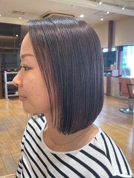 クラップス 横須賀中央店(CLAPS) ダブルカラーショートボブインナーカラーハイライトケアブリーチ