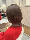 [sida鹿毛]  20代30代40代ボブルフネビージュ小顔レイヤー