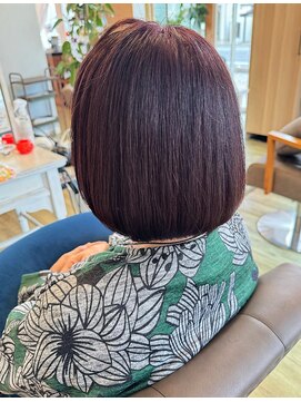 ヘアアトリエ ナイン(hair atelier nine) メルティーカラー/似合わせカット/ウェーブミディアム/福島市