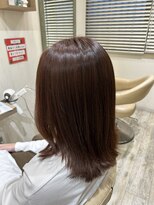 シーループユナイテッドアトリエ(C-LOOP UNITED ATELIER)&nbsp;顔周りレイヤー×水素カラー