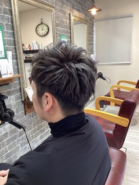 トリップレヴィア(Trip REVIA) メンズ白髪ぼかしハイライト/イノセントグレージュ/アッシュ