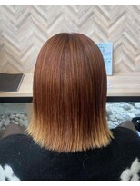 セッションパーゴ(SESSION PAGO)&nbsp;ストレートで自然な外ハネ裾カラー