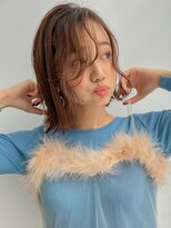 ニモ(NIMO.)&nbsp;ボブミルクティーベージュミニボブくびれボブエアリーボブ