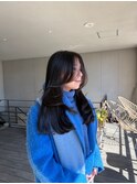 大人外国人風ロングレイヤー