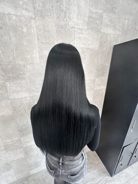 スキル 石岡(SKILL) アッシュブラック/トリートメントストレート