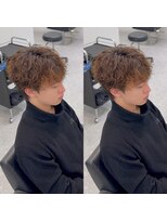 ブライト(BRIGHT)&nbsp;センターパートシャドウパーマ無造作パーマ