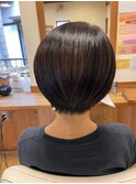 シャープな丸みショート
