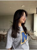 大人外国人風ロングレイヤー：Mao Shibasaki