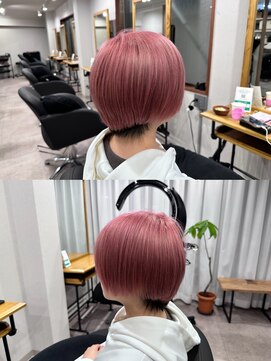 アフェクト 上大岡(affect) ブリーチカラー/ホワイトピンク/ハイトーン/上大岡