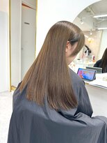 ワンズ リー 上大岡店(One's ly)&nbsp;ミルクティーベージュ_くびれヘアアプリコットオレンジ