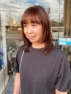 エレッタプロデュースドバイアリュール(Eletta Produced by ALLURE) ワイドバング×顔周りレイヤー