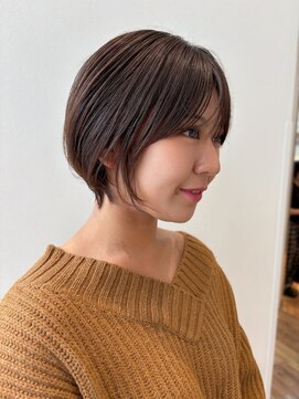 エフ 西大寺(ef) 似合わせ丸みショートボブ看護師さん保育士さんにおすすめ