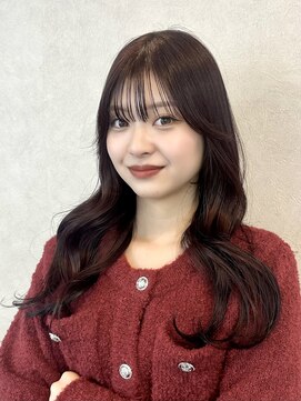 ソア 並木坂(Soa) ラベンダー/透明感カラー/レイヤースタイル/Chihiro