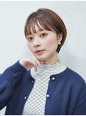前髪長め大人小顔ショート30代40代50代 藤沢